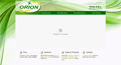 Desktop Screenshot of orionsrl.com.py