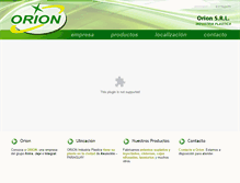 Tablet Screenshot of orionsrl.com.py